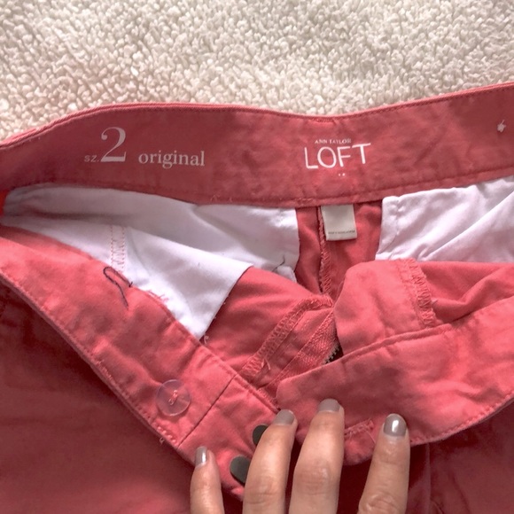 Loft Like new size 2 pink shorts summer shorts - Picture 3 of 3